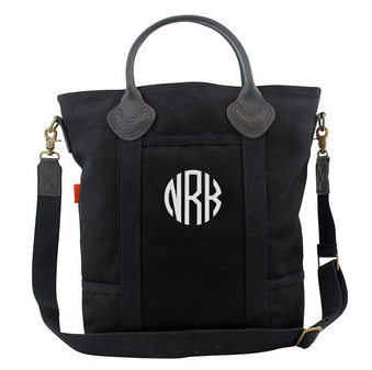Personalized Black Flight Bag
